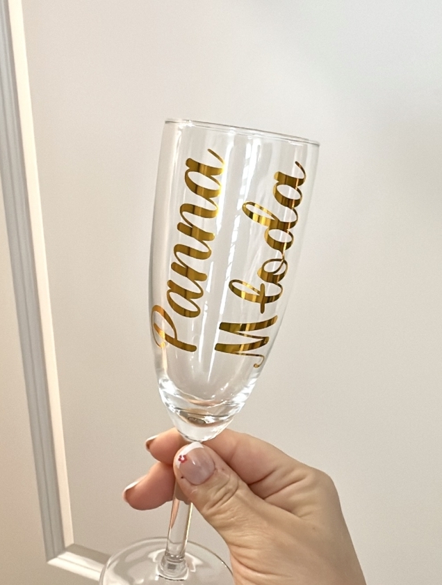 Kieliszek personalizowany szampanówka